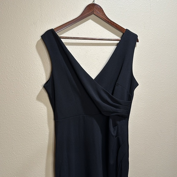 NEW WOOSEA XL Sleeveless V Neck Split Evening Cocktail Long Dress - Picture 3 of 11